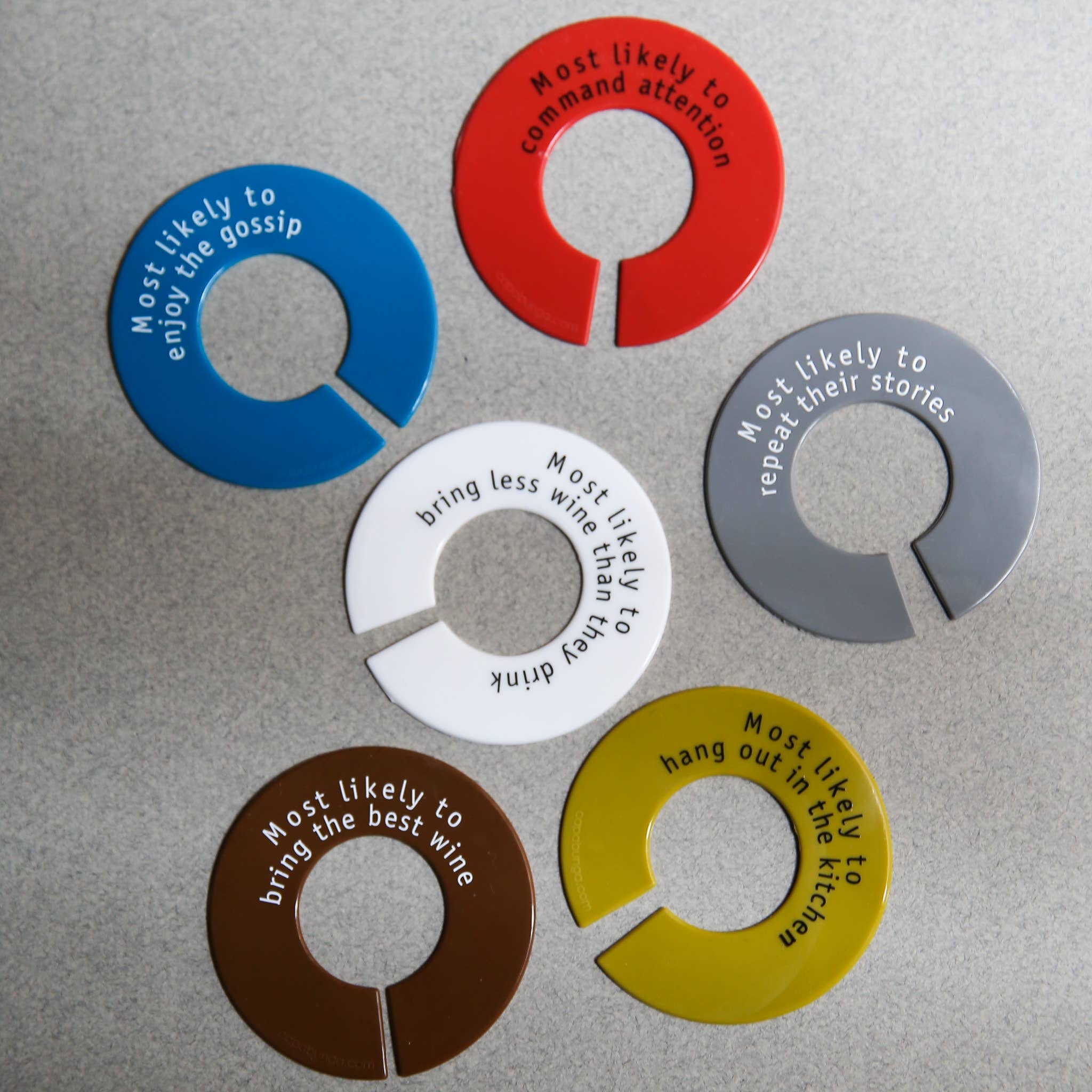 CapaBunga® - Wholesale Wijnglas - Capabunga GlassWhere™ | Wijnglas Identificaties | Wijnglas Charms1