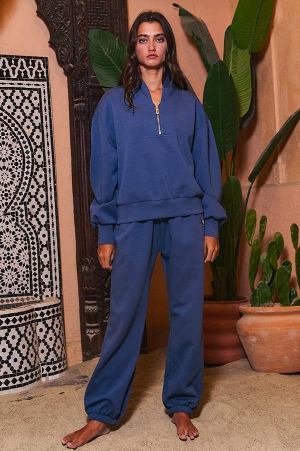 BUCKETLIST INC - Wholesale Lounge Sweatpants/Joggers - Women's - IP5463 Scuba Drawstring High-Rise Jogger Pants25