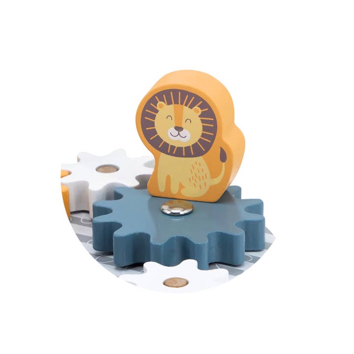 Trade Toys Limited - Wholesale Wood Toy - Kids - PolarB Spinning Gears - Animals4