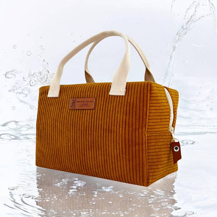 Emmanuel Création - Wholesale Cooler/Cooler Bag - Pack of 12 Ice Cube S insulated bags, "Corduroy"3