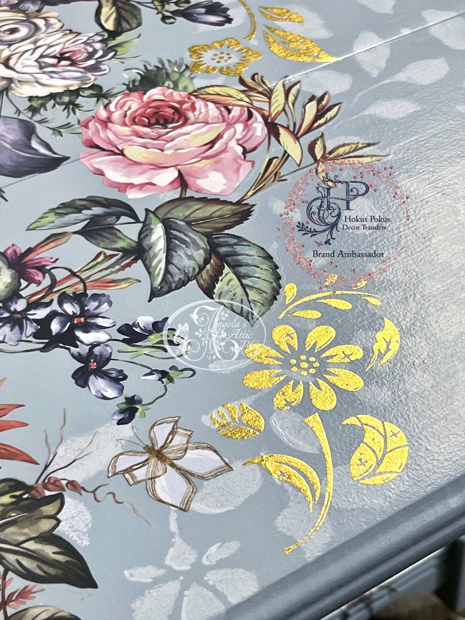 Hokus Pokus - Wholesale Wall Decal/Stickers - Vintage Blooms Decor Transfer - Large 6 Sheets4