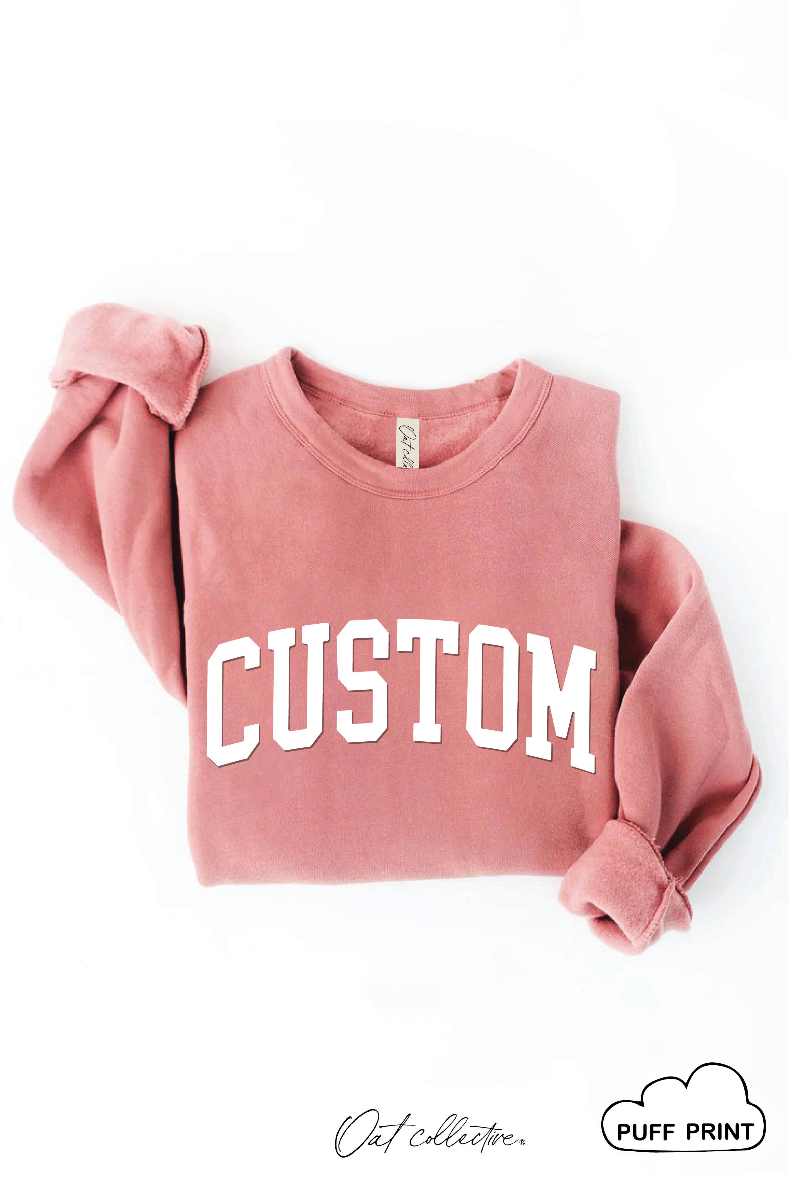 OAT COLLECTIVE - Vente Sweat-shirt à imprimés – femme - Sweat-shirt graphique à imprimé BOUFFÉ PERSONNALISÉ13