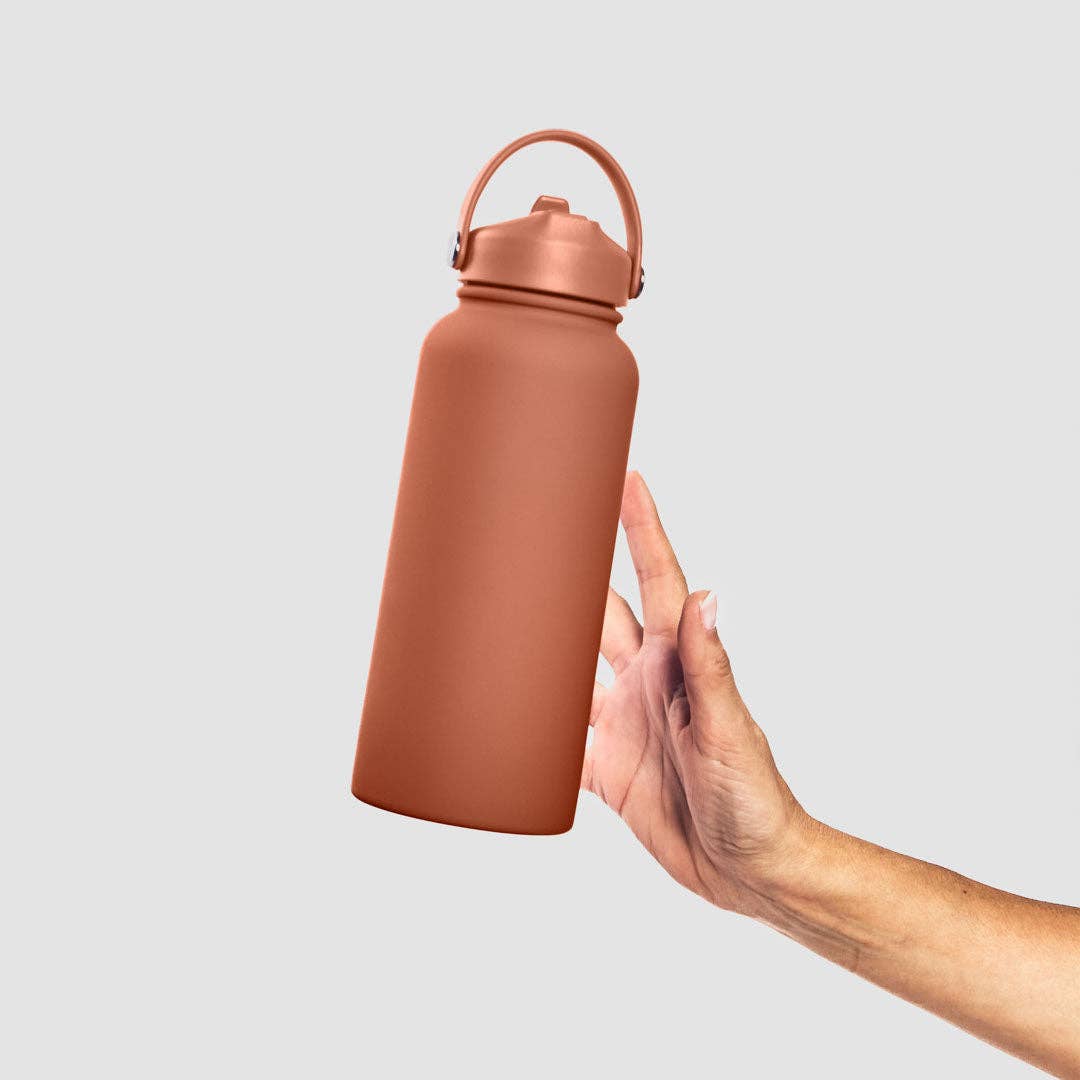 Beysis – wholesale Vattenflaska – 30,5 oz / 900 ml flaska med sugrör16