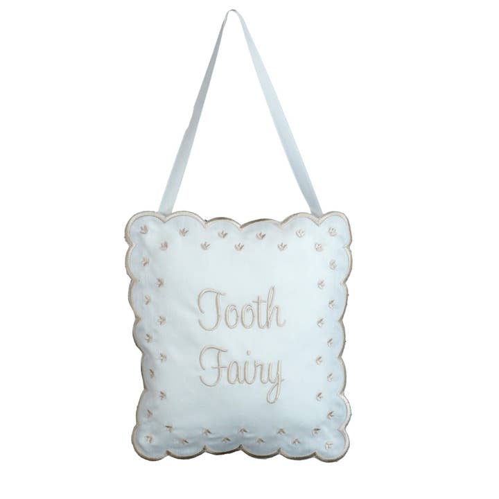 MARCELA - Wholesale Toothfairy Pillow - Kids - Linen Tooth Fairy Sign Pillow1