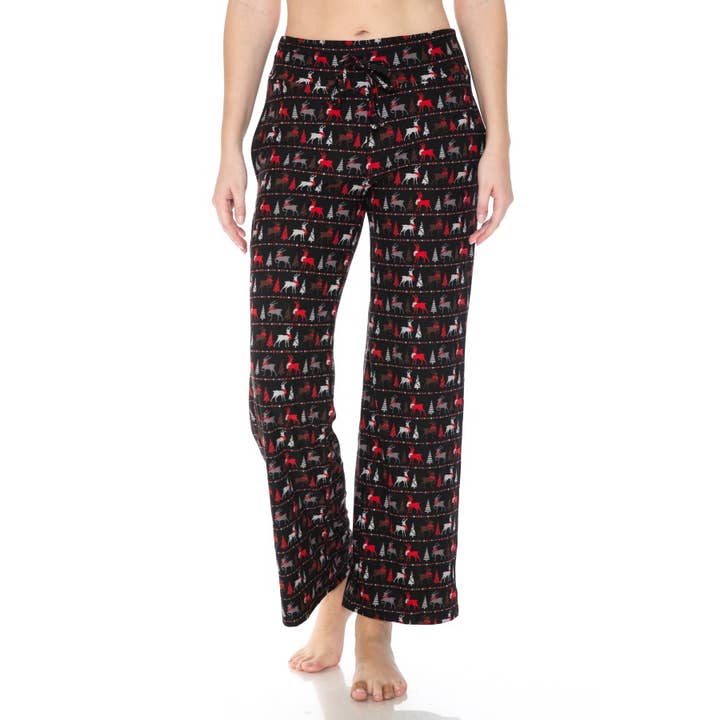 MULTI Buttery Soft Print Pajama Pants with Drawstring for wholesale on Faire1