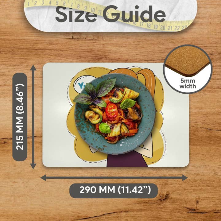 TheDogTagCo - Vente Sets de table - Napperon personnalisé, photo mate, antidérapant, arrière cuisine7