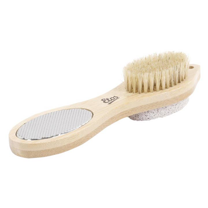 Bodico - Wholesale Nailcare Set - Bodico Wood 4-in-1 Pedicure Brush, Pedicure & Manicure Tool