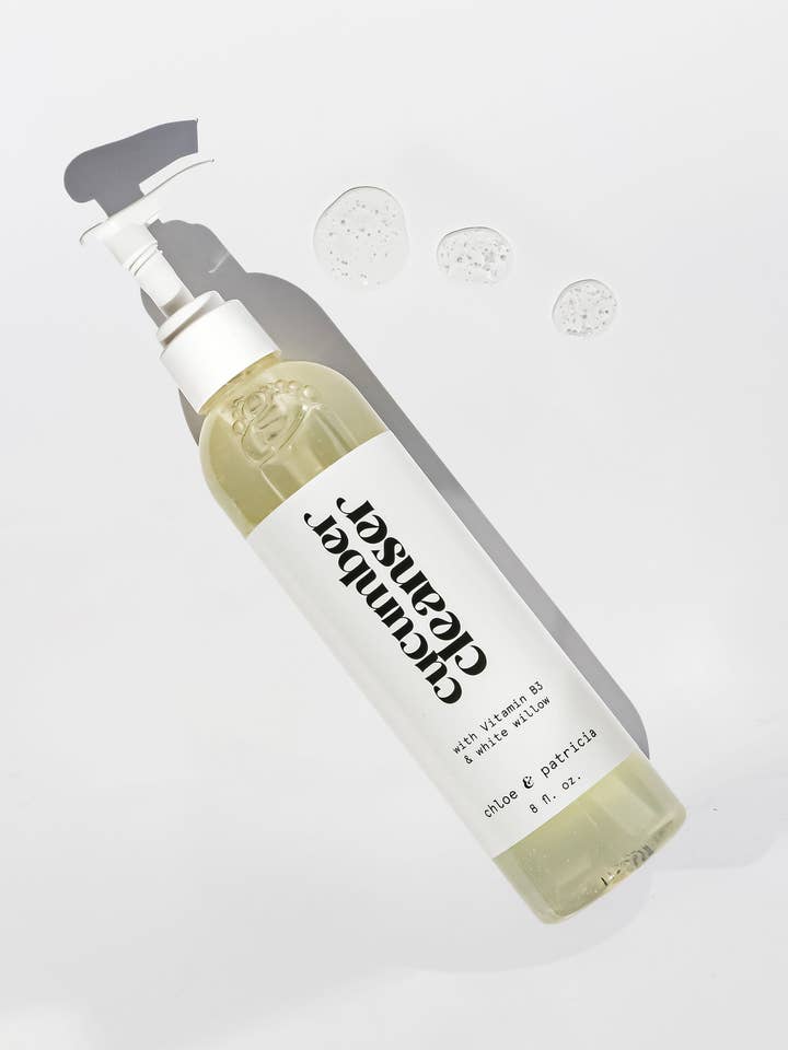 Cucumber Cleanser for wholesale by Chloe and Patricia