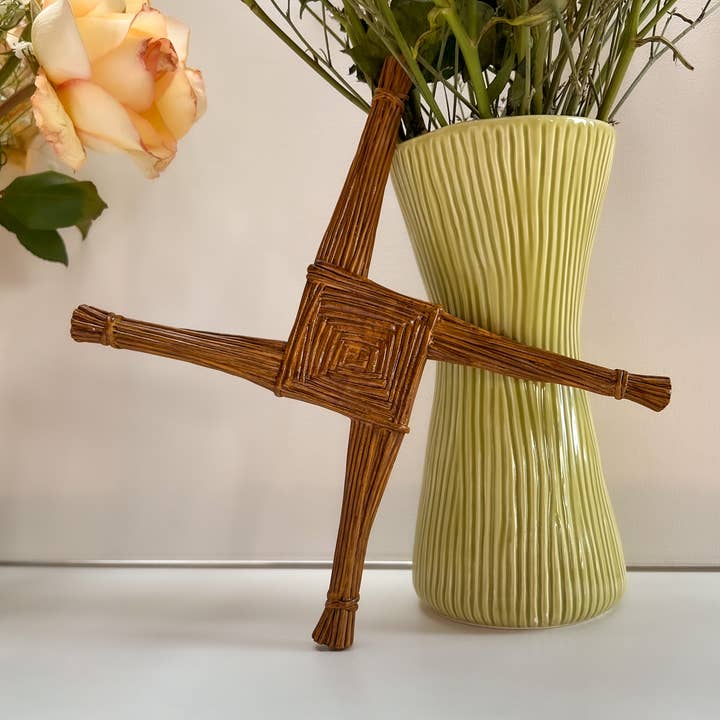 St. Brigid's Wall Cross for wholesale by Abbey + CA Gift