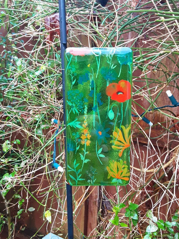 Acchiappasole in vetro verde per la vendita all'ingrosso da parte di Glasstopia