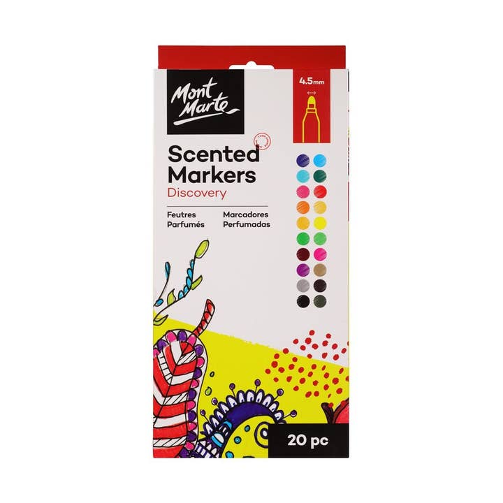Mont Marte Usa, Inc. - Wholesale Marker - Scented Markers Discovery 4.5mm (0.17in) Tip 20pc