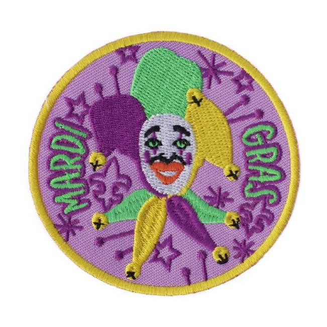 Parche termoadhesivo de Mardi Gras para venta al por mayor de THE PARISH LINE