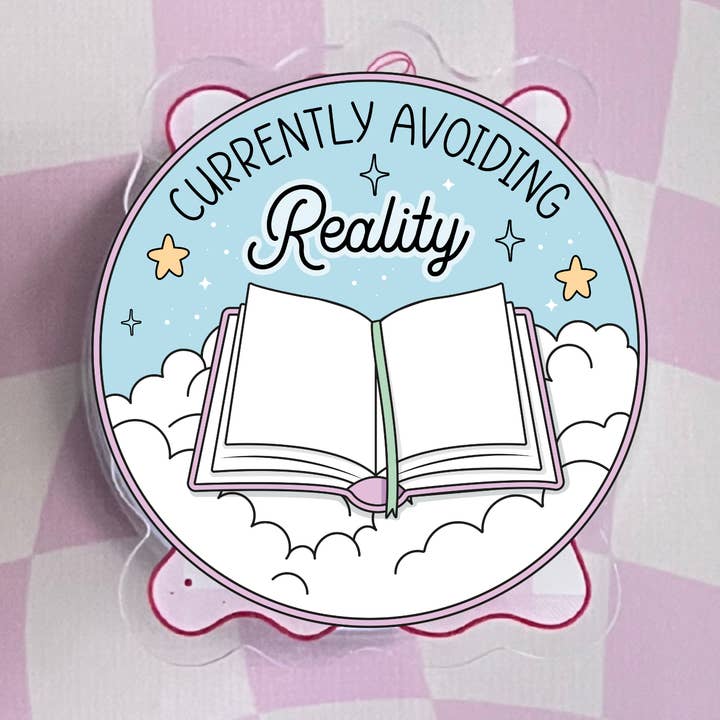 Actuellement éviter la réalité Poignée de liseuse pour la vente par Glitter Paper Scissors