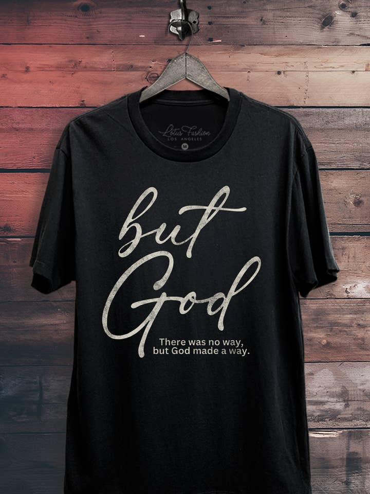 Aber Gott Grafik-Top für den Großhandel von Lotus Fashion Collection