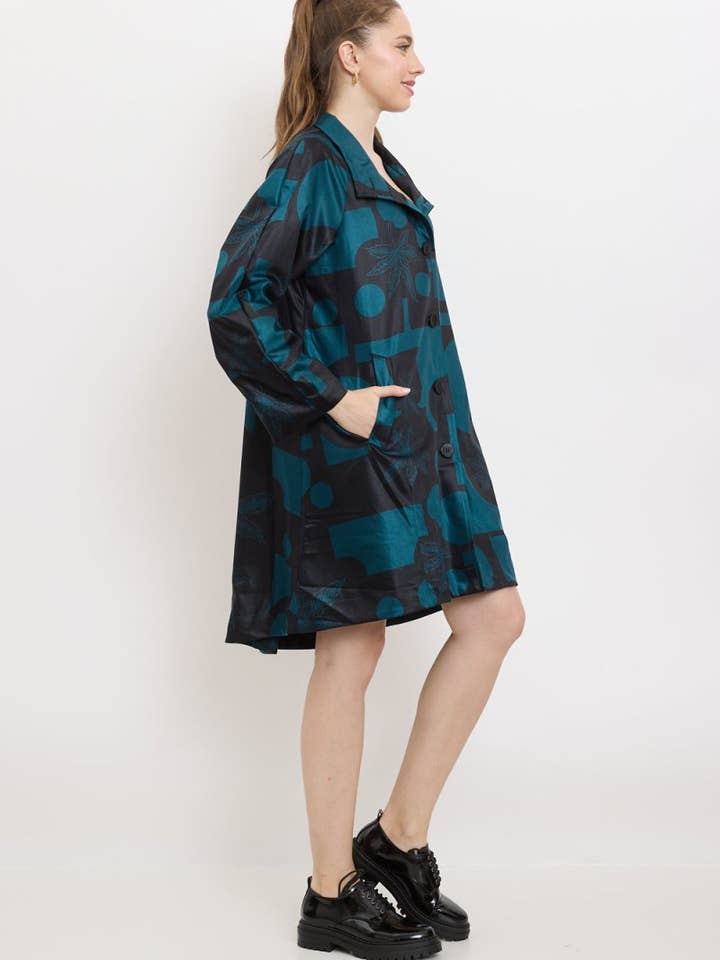 blue Manteau - H159-W052 for wholesale on Faire1