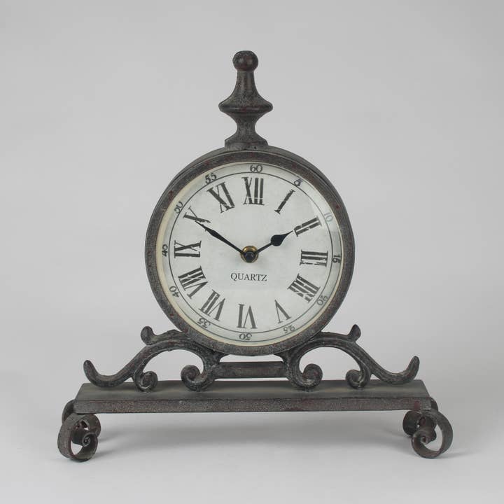 Metal Mantel Clock for wholesale by Originals International Ltd