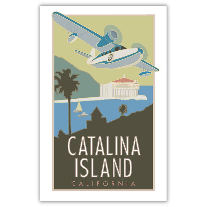 Catalina Island, California - Poster for wholesale by Travel Posters by M&W Design Co.