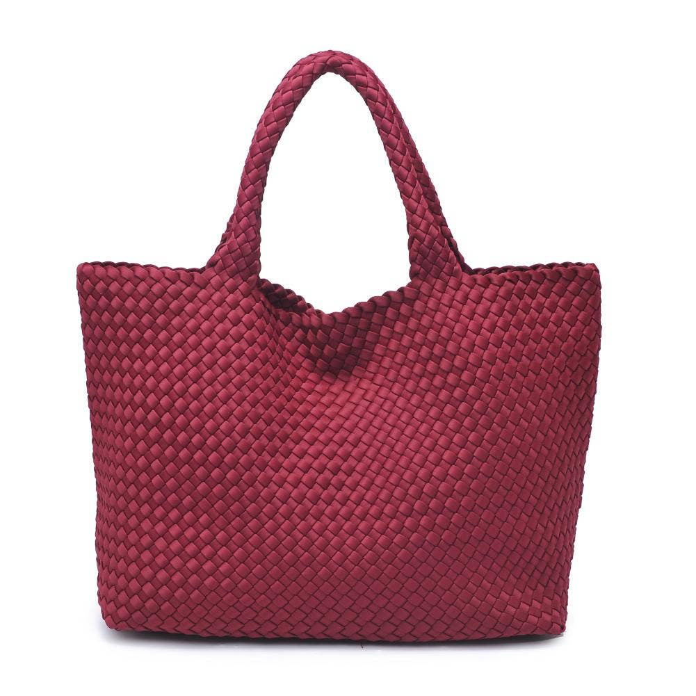 Sol and Selene – Großhandel Tragetasche – Damen – Große gewebte Neopren-Tasche "Sky's The Limit"92