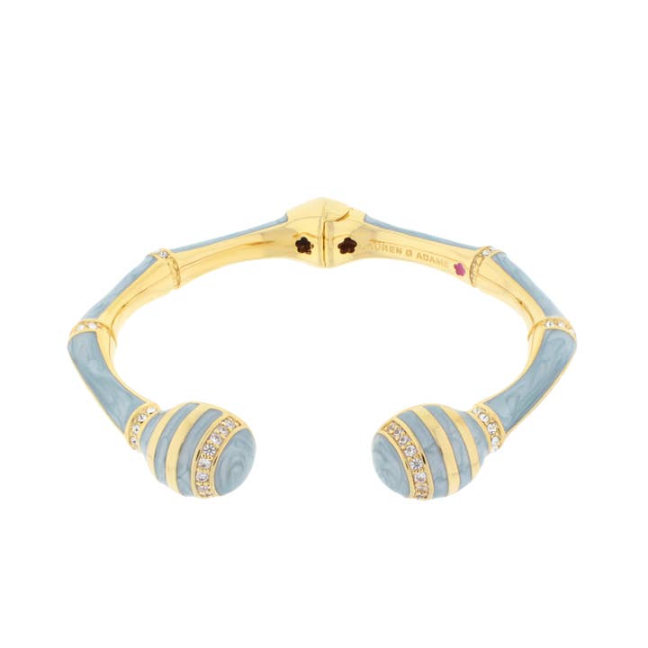 Bamboo Striped Bangle for wholesale by Lauren G Adams