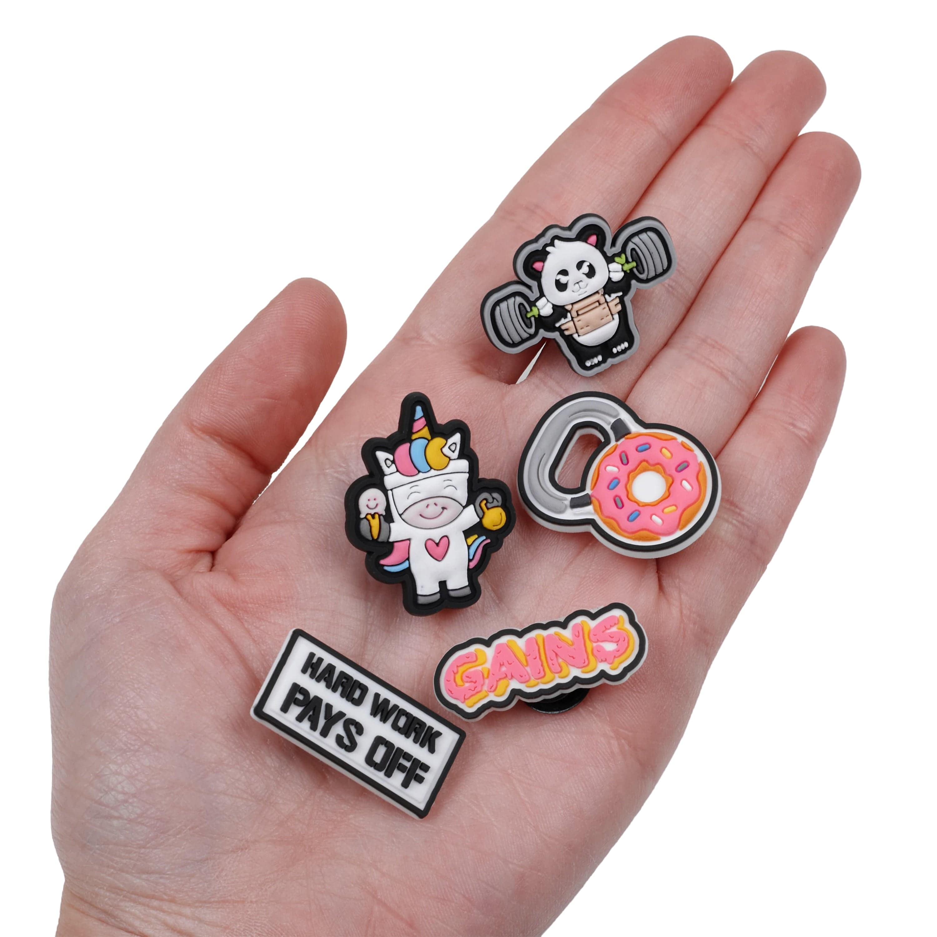 Elitex Training - Wholesale Schoenaccessoires - Uniseks - Set pins voor Crocs-schoenen van PVC5