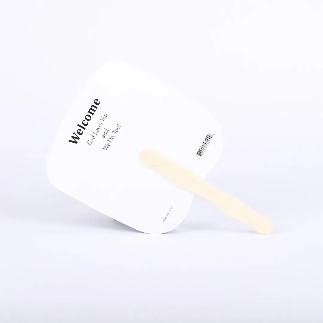 Swanson Christian Products - Wholesale Handheld Folding Fan - Hand Fan Rejoice In The House Of The Lord Pk504