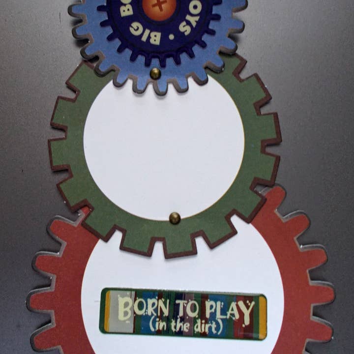 Biglietto da appendere Big Boys Big Toys per la vendita all'ingrosso da parte di Amy's Handmade Gifts