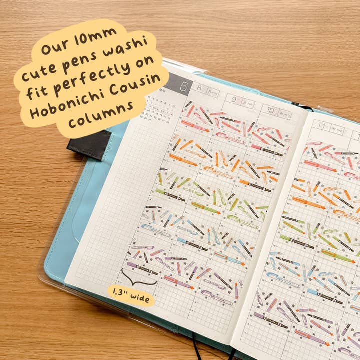 Cute Stickers Only - Wholesale Washi Tape - Cute Pink Pens Washi Tapes Set with Holo Foil3