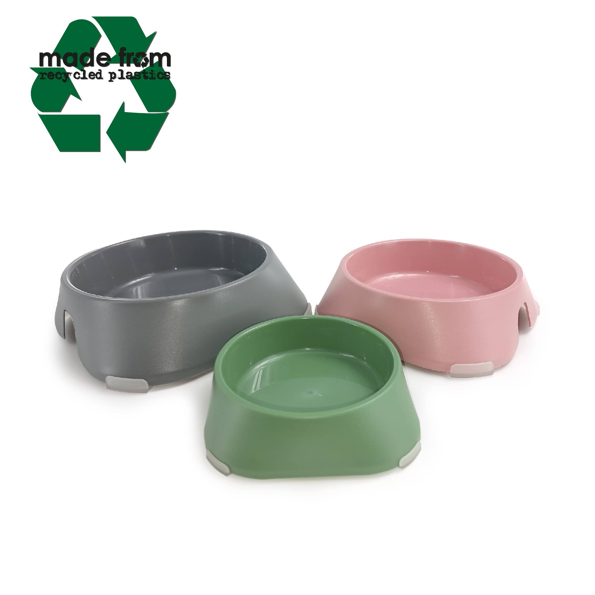 Ancol Pet Products Ltd – wholesale Pet bowl – Cat/dog – Large Feeding Bowl Made From Recycled Plastics- Pink1