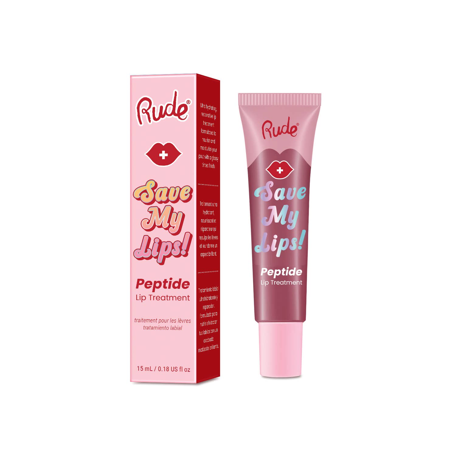 Rude Cosmetics - Wholesale Lip Treatment/Mask - Save My Lips Peptide Lip Treatment
3