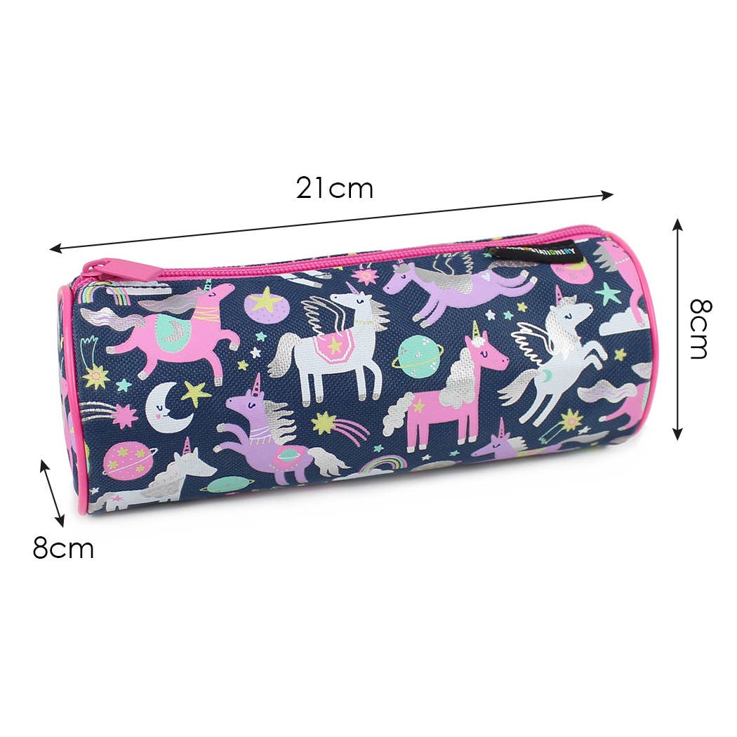 Powell Creative Products Ltd - Wholesale Pencil Case/Pouch - Pencil Case for Girls and Kids Unicorn Navy Pencil Barrel5