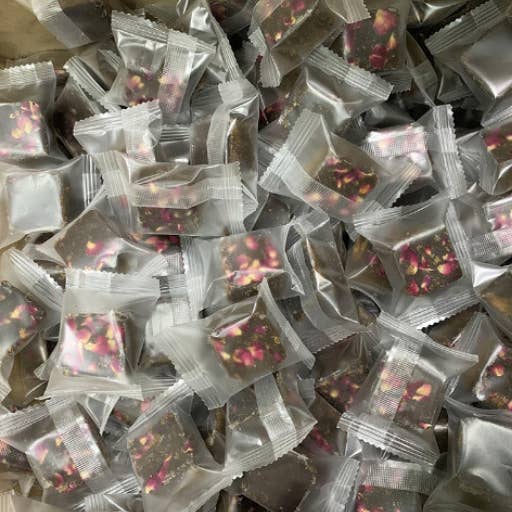 The Grateful Tea Co - Wholesale Drink Mix - Premium Brown Sugar Cubes with flowers & fruit (3 choices)