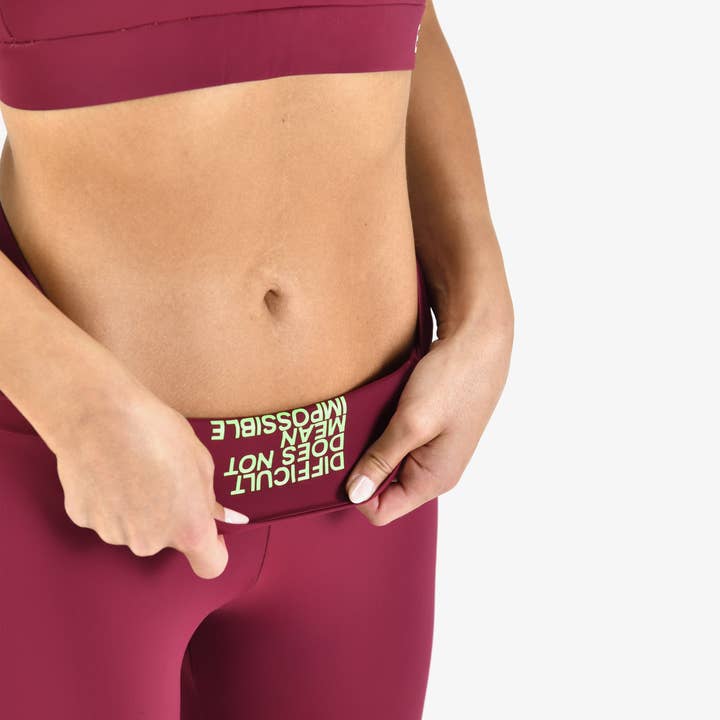 Leggins Red Lava - High waist for wholesale by Bottega Sportiva