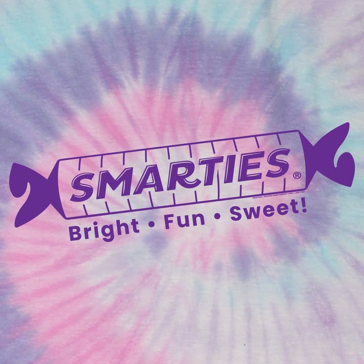 Tie Dye Smarties® • Bright • FUN Unisex Tie-Dye Tee for wholesale on Faire