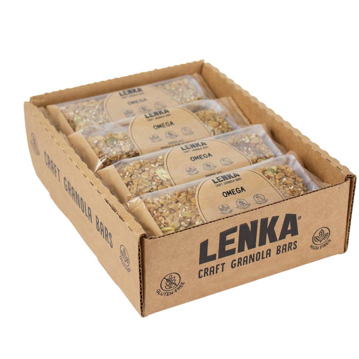 Lenka Craft Granola Bars - Wholesale Snack Bar - Omega Bar Granola Bar