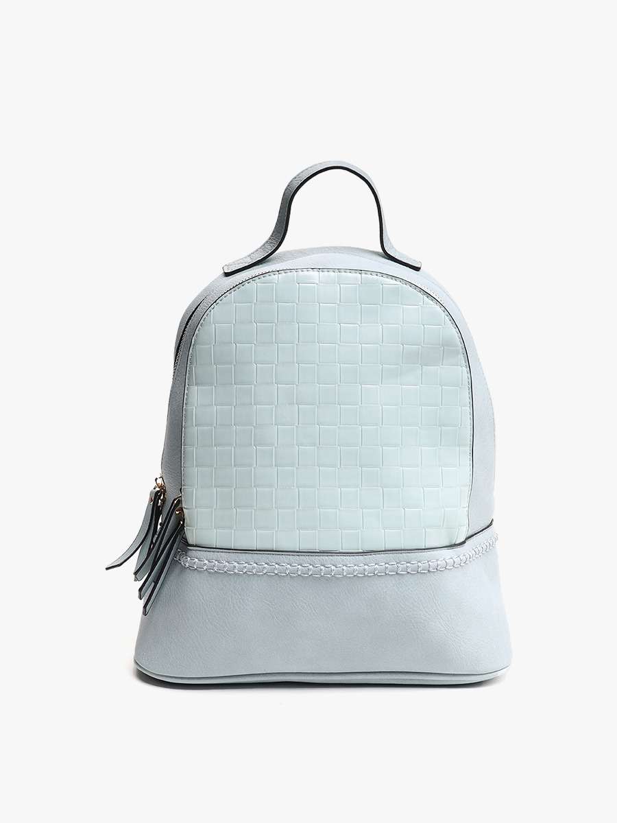 Jen & Co. - Wholesale Backpack - Women's - BP1985 Marty 2 Compartment Backpack w/ Stitch Detail0