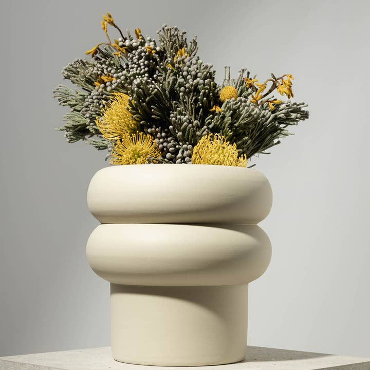 o cactuu - Wholesale Plant Pot - Ripple XL Pot - 28 x 26 cm - NEW - Christmas Decor - Garden9