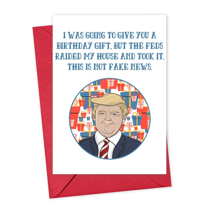 R is for Robo – wholesale Birthday card – Donald Trump Birthday Cards - Funny Birthday Card Political