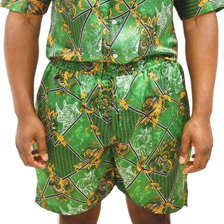 Rhino.co Green Shorts for wholesale by a2a3