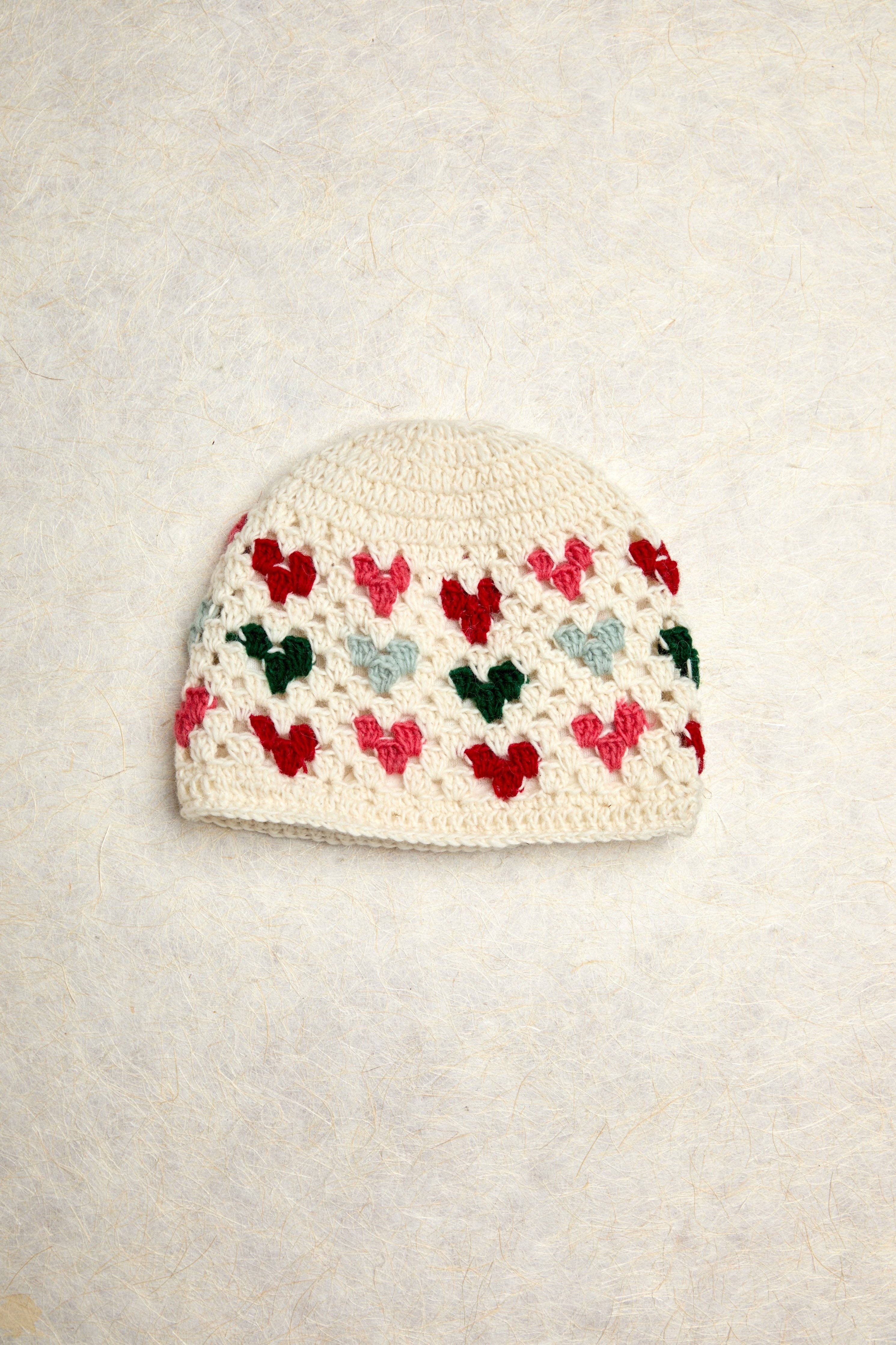 By Many Hands - Wholesale Beanie - Women's - Carina Frostberry Crochet Beanie1