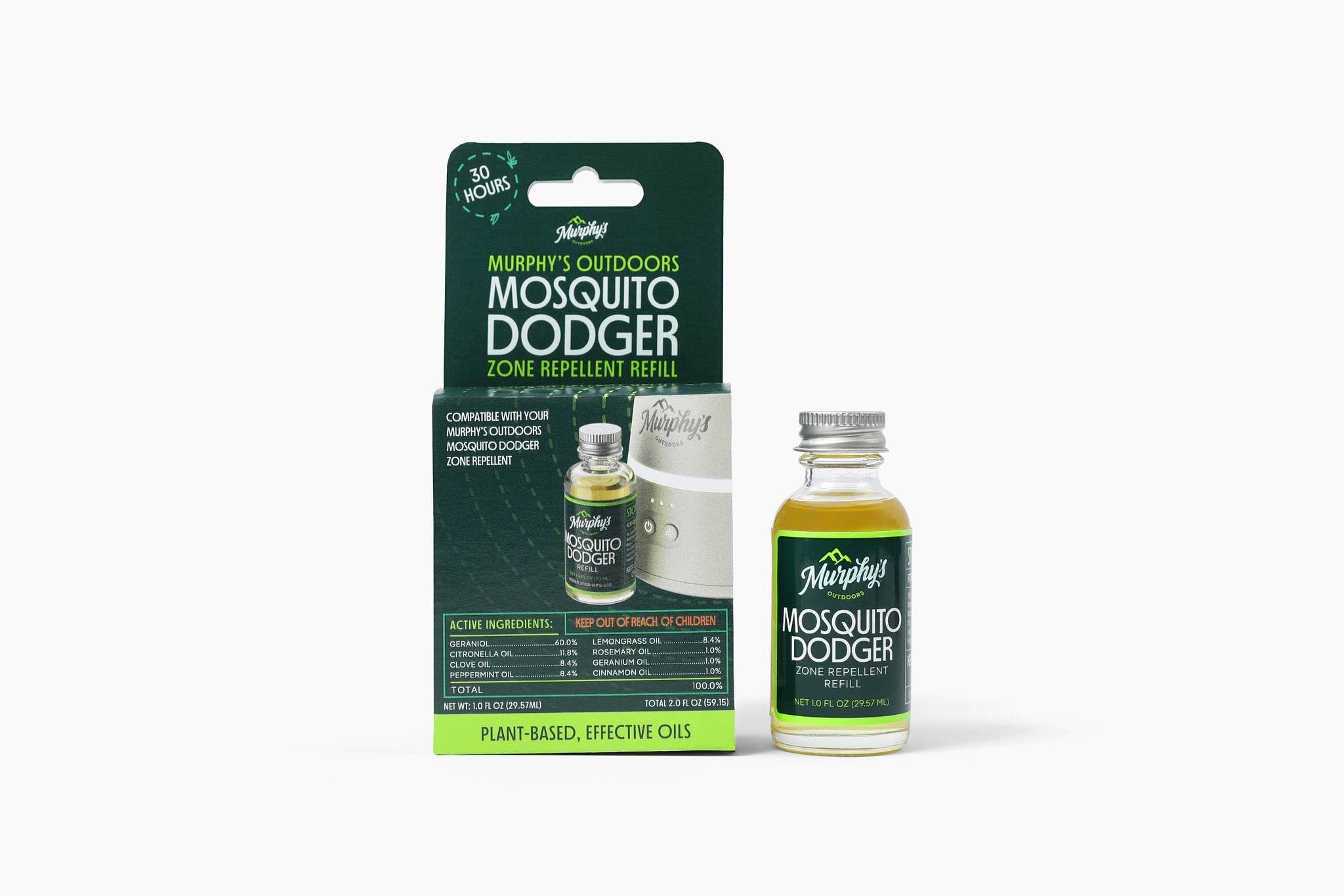 Murphy's Naturals - Wholesale Insect Repellent - Mosquito Dodger Zone Repellent Refill - Case 6