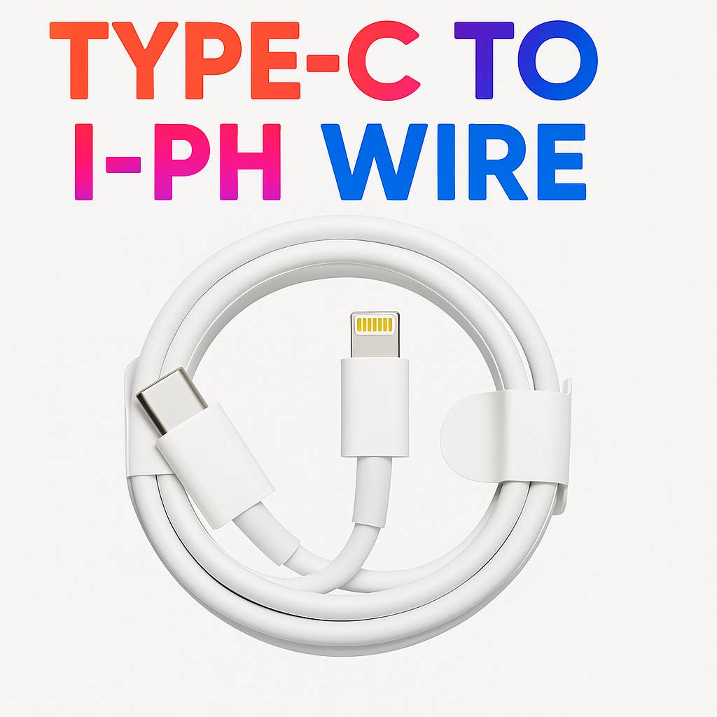 7 Star - Wholesale Charging Cable - I-Phone to Type-C 3 Ft. fast Charging Cable 15 W