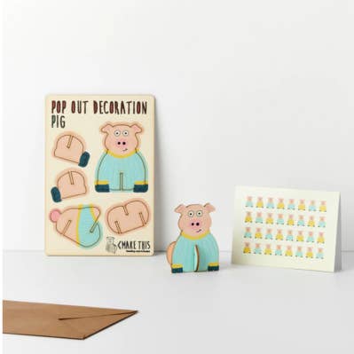 Pop Out Varkenskaart voor wholesale door ikonink