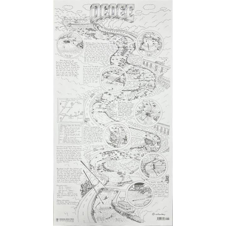 AdventureKEEN - Wholesale Map - Ocoee: River Map by William Nealy