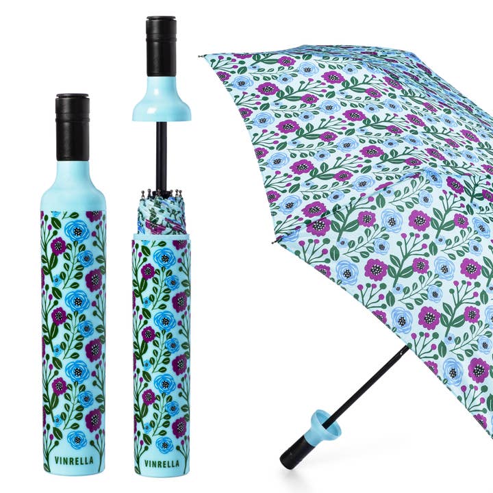 Floral Fantasy flaske paraply for engroshandel hos Vinrella