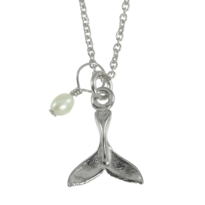 Sunshine & Salzwasser Whale Tale Halskette für den Großhandel von Plata