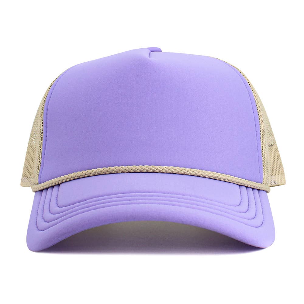 Sensibling Corp. - Wholesale Truckerpet - Dames - Effen tweekleurige truckerpet met mesh achterkant10