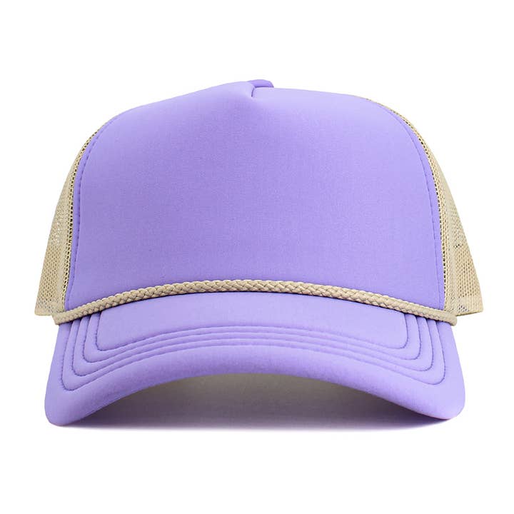 Sensibling Corp. - Wholesale Trucker Hat - Women's - Plain Two Tone Mesh Back Trucker Hat13