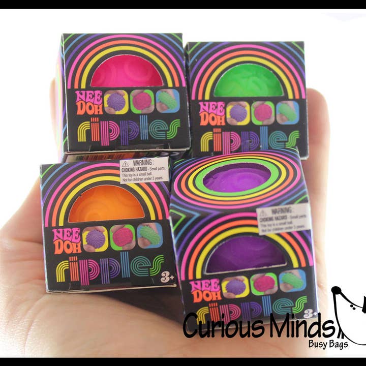 Curious Minds Toys - Wholesale Squishy Toy - Kids & Baby - 1 NeeDoh Assorted Teenie Tiny Nee-Doh Soft Doh Filled Stretc7