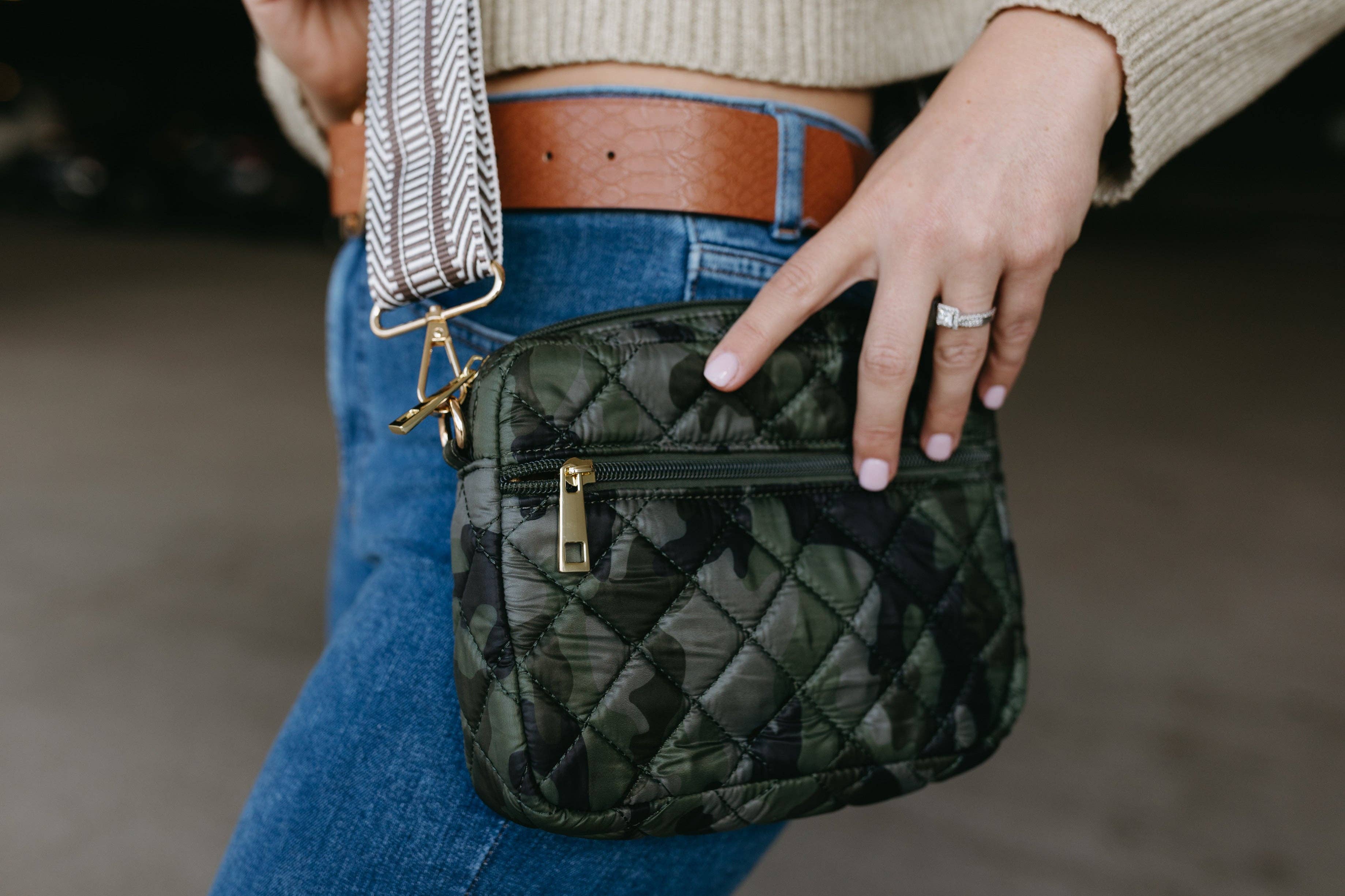 Thomas and Lee Company – Engroshandel Crossbodytaske - Dame – SueEllen quiltet lille crossbody-taske med guldkædestrop10