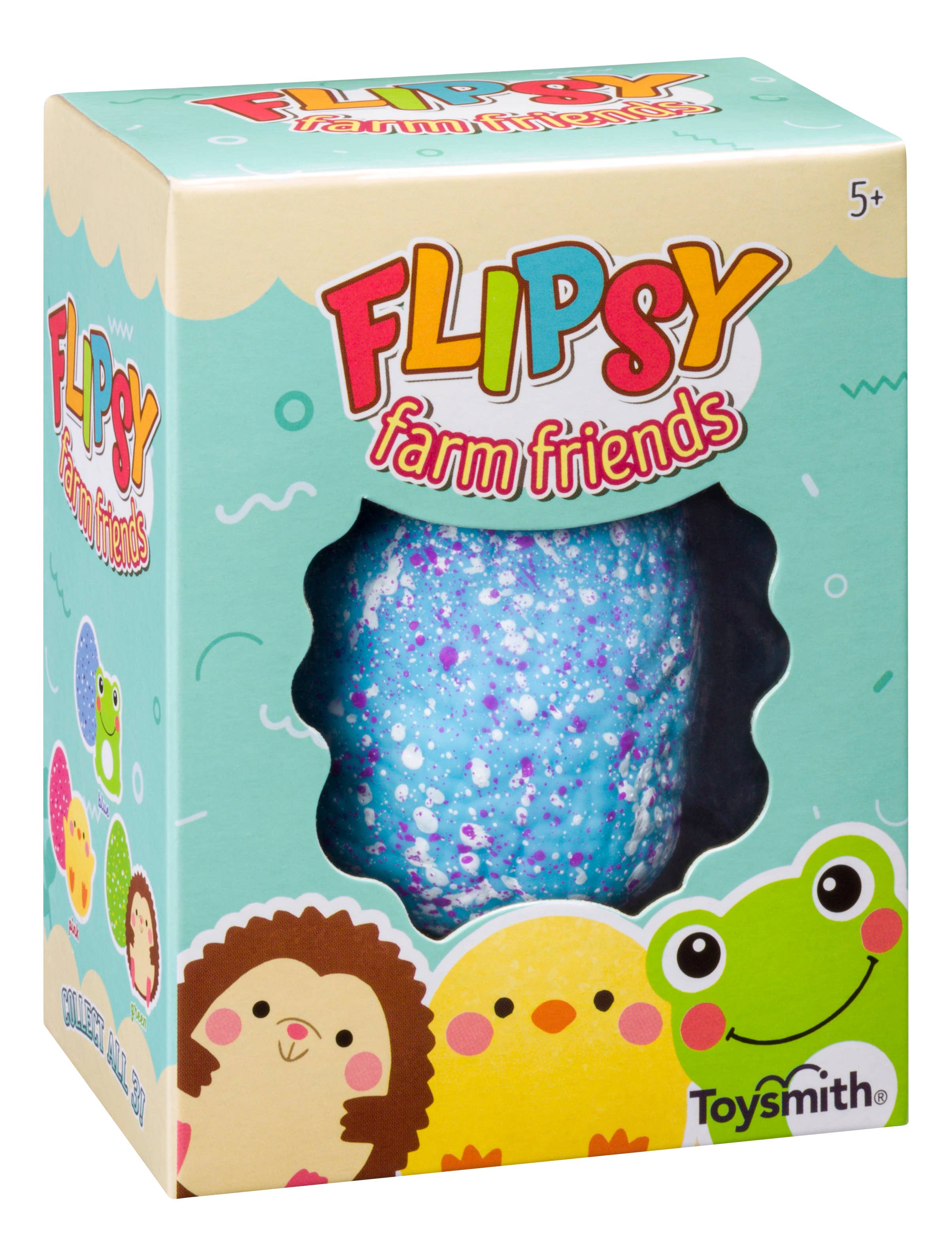 Toysmith - Wholesale Squishy Toy - Kids & Baby - Flipsy Farm Friends, 3 Assorted Styles3